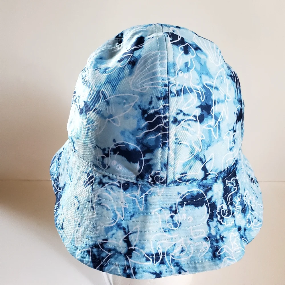 UV Skinz Sky Blue Turtles Sea Horses Patterned Kids Hat